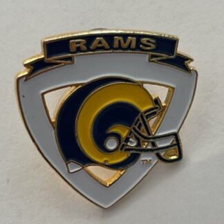 Football Team Rams Helmet Vintage Pin (C7)
