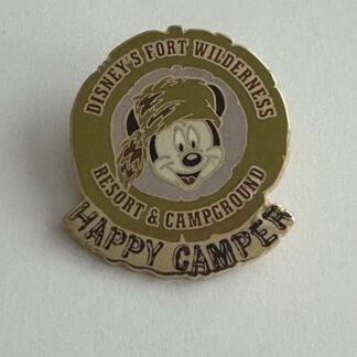Fort Wilderness - Happy Camper Mickey Mouse 2014 Disney Pin F7