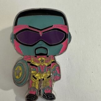Funko Pop Falcon Winter Soldier Marvel Black Light Avengers Disney Pin (C8)