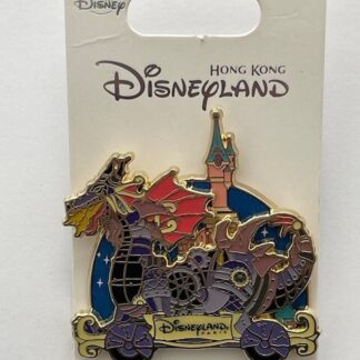 HKDL 2019 Parade Float Paris Maleficent Dragon LE 800 Hong Kong Disney Pin (B)