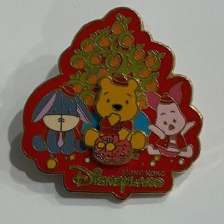HKDL Cute Characters Chinese New Year Pooh Eeyore Piglet Disney Pin (A2)