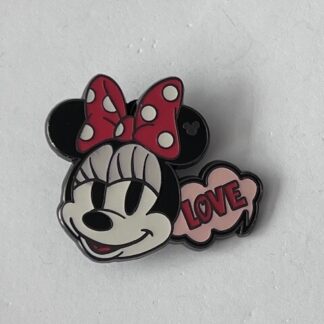 HKDL Emoji Mickey Pin Hidden Mickey Minnie Mouse Love Disney Pin (D2)