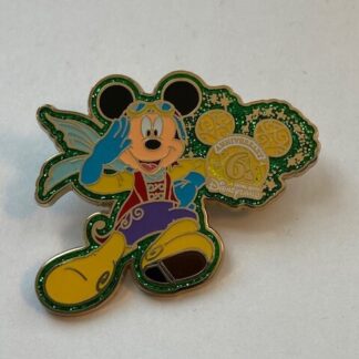 HKDL Happy Memories To 10th Tin 6th Anniversary Mickey Mouse Disney Pin (B4)