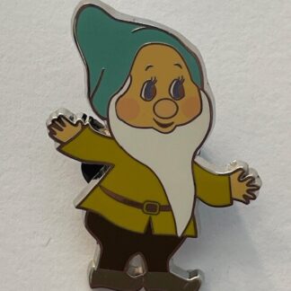 HKDL Hidden Mickey Game Snow White Seven Dwarfs Bashful Disney Pin (D1)