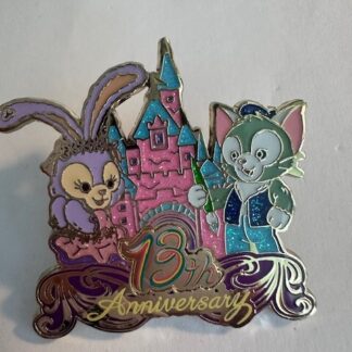 HKDL Hong Kong 13th Anniversary Pins Stella Lou and Gelatoni Disney Pin (D2)