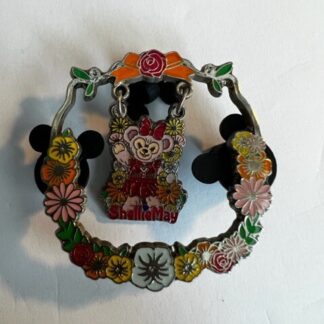 HKDL Hong Kong ShellieMay Flower Swing Dangle Disney Pin (C1)