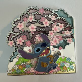 HKDL Hong Kong Stitch Jumbo Under Cherry Blossom Tree LE 250 (G7)