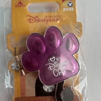 HKDL I Heart My Disney Cat Lucifer Cinderella Purple Paw LE 500 Disney Pin (B)
