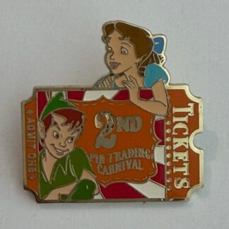 HKDL - Trading Carnival 2019 - Ticket - Peter Pan  Disney Pin H9