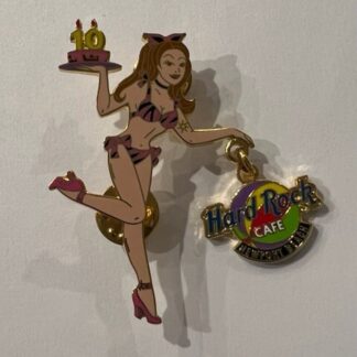 Hard Rock Cafe New Port Beach 10th Anniversary Disney Pin (A1)