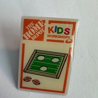 Home Depot Kids Workshop Football Toss Game Disney Pin (A8)