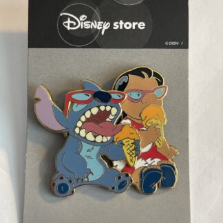 JDS - Aloha! Stitch Lilo & Stitch Eating Ice Cream LE 1400 Disney Pin (B)