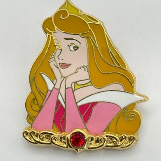 Japan Disney Store Power Stone Jewel Princess Pin Aurora Sleeping Beauty D9