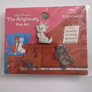 Japan Marie Toulouse Berlioz Aristocats Set Classic Expressions Disney Pin B