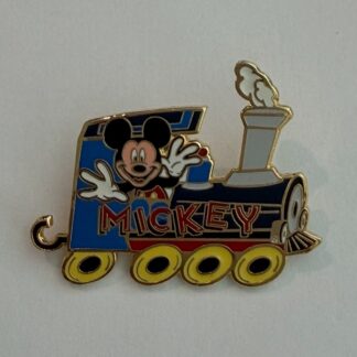 Japan - Mickey Mouse - Character Train - JDS Yellow Wheels 2002 Disney Pin H9