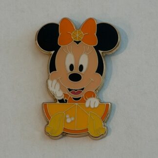 Japan Minnie Orange Fruit Game Prize Summer Festival 2015 Disney Pin H6