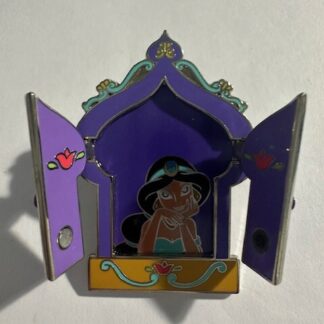 Jasmine Princess Hinged Windows Aladdin Purple Disney Pin (E5)