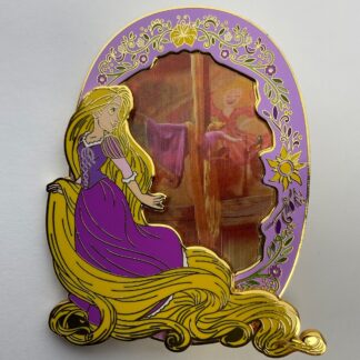 Jumbo Rapunzel Tangled Flynn Lanterns Lenticular Frame Loungefly Disney Pin G4