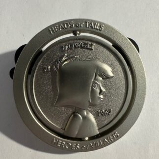 Jungle Book Heads or Tails Spinner Heroes Vs Villains Mowgli Disney Pin E7