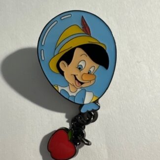 Loungefly Characters Balloon Blind Pinocchio Chain Apple Disney Pin C7