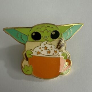 Loungefly Grogu Pumpkin Spice Latte Star Wars Mandalorian Disney Pin (B4)