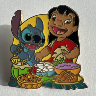 Loungefly Lilo Stitch Feast Dessert Drink Thanksgiving Boxlunch Disney Pin F3