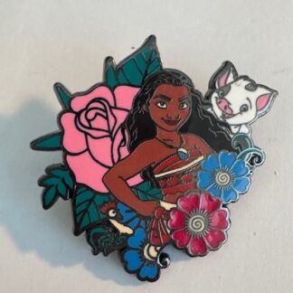 Loungefly Moana Disney Princess Floral Portraits Blind Box Enamel Pin (B1)