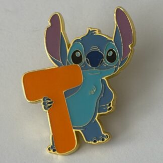 Loungefly Orange Letter T - Stitch Name Set - Mystery 2025 Disney Pin G8