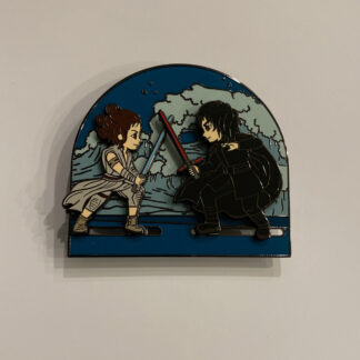 Loungefly Star Wars Ray And Kylo Ren Jumbo Slider Pin LE 1000 A6