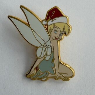 Loungefly Tink Wearing a Santa Hat Tinker Bell Holiday 2025 Disney Pin F8