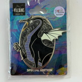 Maleficent Dragon Profile Sleeping Beauty PALM 2024 Pink A La Mode Disney Pin B