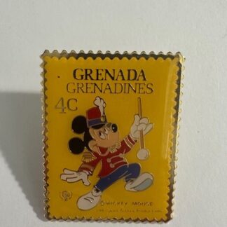 Mickey Leading the Parade Grenada Grenadines 4c Postage Stamp Disney Pin F5