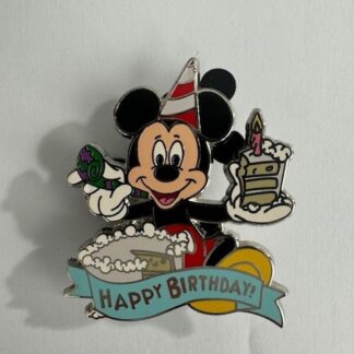 Mickey Mouse - Happy Birthday Cake Birthday Hat 2016 Disney Pin E3