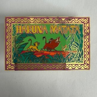 Monogram Simba Pumbaa Timon Hakuna Matata Lion King frame 2024 Disney Pin D6