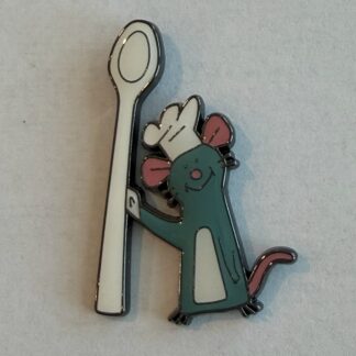 Neon Tuesday Chef Remy Holding Spoon Ratatouille Trader Pack 2025 Disney Pin H5