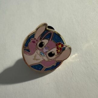 PALM - Angel - Micro Mini - Lilo and Stitch  LE300 Pink a La Mode Disney Pin A3