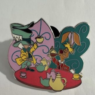 PALM Pink A La Mode Mad Hatter March Hare Oysters Tea LE300 2024 Disney Pin C2