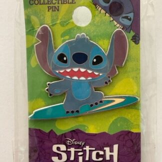 PALM Pink A La Mode Stitch Surfing (Lilo & Stitch) Disney Enamel Pin (B)
