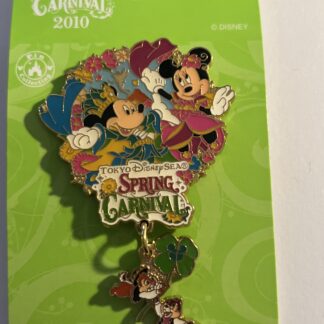 Pin 77194 TDS Mickey Mouse, Minnie Mouse, Chip & Dale Spring Carnival 2010 B
