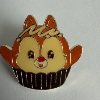 Primark Dale Dark Chocolate Ganache Truffle Cupcake Munchlings Disney Pin E7