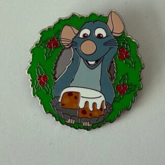 Remy Fruitcake Wreaths Treats Christmas 2024 Ratatouille Disney Pin F8