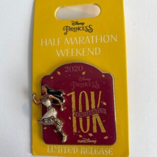 RunDisney Princess 1/2 Marathon 2020 10K Pocahontas Logo Disney Pin LE (B)