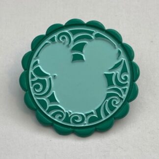 SDR Mid Autumn Booster Set Mickey Silhouette Green Disney Pin LE (B6)