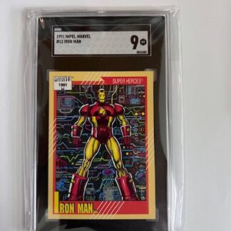 SGC 9 1991 Impel Marvel #13 Iron Man PSA 9