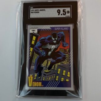 SGC 9.5 1991 Impel Marvel #58 Venom PSA 9