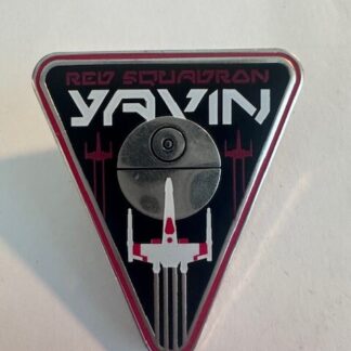 Star Wars Yavin X-Wing Red Squadron Death Star Disney Pin (D8)