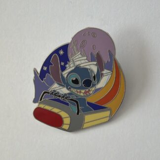 Stitch Riding in Rocket Car Space Mountain Lilo and Stitch 2024 Disney Pin G1