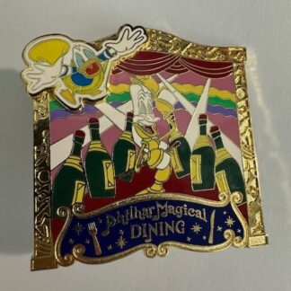TDR 10th Ambassador Hotel PhilharMagical Dinning Donald Lumiere Disney Pin F2