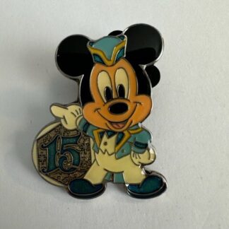 TDR TDS Mickey Mouse Game Prize 15th Anniversary Disney Pin (A2)