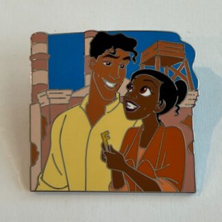 Tiana and Naveen - Gazing at Each Other and Carrying a Key 2026 Disney Pin H5